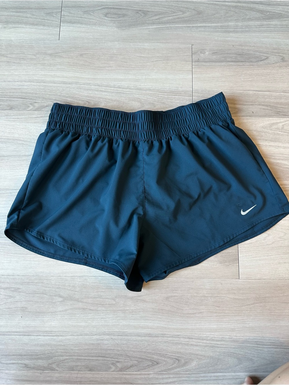 Nike Women's Navy Dri-FIT Running Shorts Size Large
